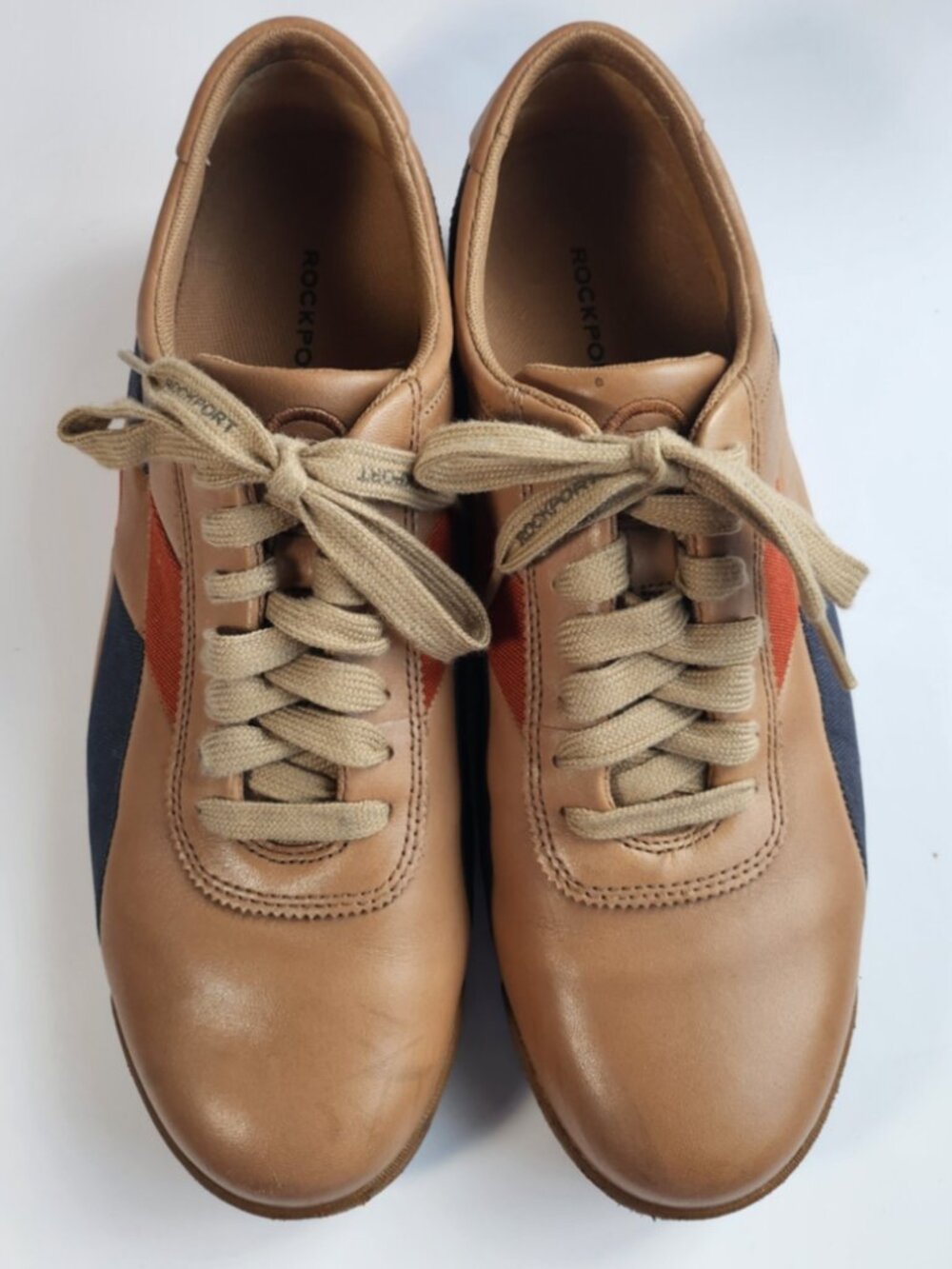 Rockport Color Block Leather Oxford Sneaker Loafers Men Size 10